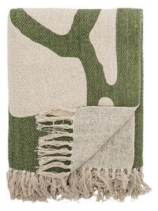 Zelena deka od mješavine pamuka 130x160 cm Dalmine – Bloomingville