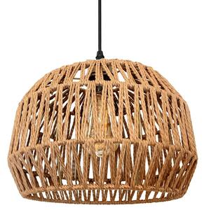 Viseća lampa od jutenog užeta Bež