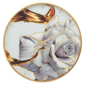 Zidni sat Glass Rose Medium