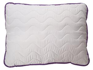 Jastuk s kuglicama BELLA LAVENDER 70x90 cm, bijeli