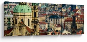 Slika - Panorama Praga (sa satom) (90x30 cm)