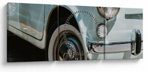 Slika - Retro automobil Fiat (sa satom) (90x30 cm)