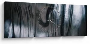 Slika - Čelično lice (sa satom) (90x30 cm)