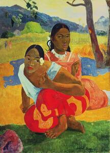 Reprodukcija Nafea Faaipoipo (When are you Getting Married?), 1892, Gauguin, Paul