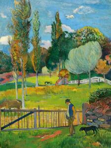 Reprodukcija A Walk in The Park, Paul Gauguin