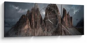 Slika - Tri zuba, talijanski Dolomiti (sa satom) (90x30 cm)