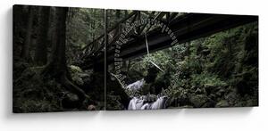 Slika crne šume (sa satom) (90x30 cm)
