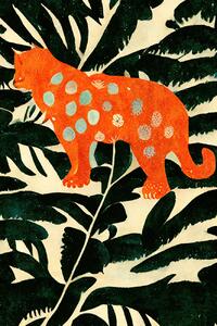 Ilustracija Tiger In The Jungle, Treechild, (26.7 x 40 cm)