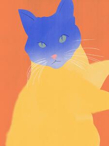 Ilustracija Blue Fur, Little Dean, (30 x 40 cm)