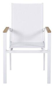 Vrtna stolica Dallas 282587x56x60cm, Bijela, Smeđa, Tekstil