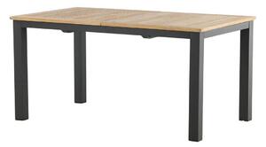 Vrtni stol Dallas 284576x90cm, Crna, Smeđa, Metal
