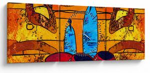 Slika - Antičko slikarstvo (sa satom) (90x30 cm)