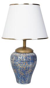Stolna lampa 1xE27/40W/230V plava/zlatna