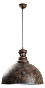Luster na sajli KURE 1xE27/40W/230V pr. 40 cm siva