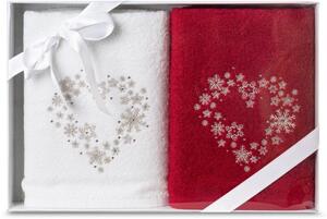 Pamučni božićni set ručnika s nježnim uzorkom Šírka: 50 cm | Dĺžka: 90 cm