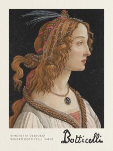 Reprodukcija Simonetta Vespucci - Sandro Botticelli, (30 x 40 cm)