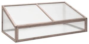 Staklenik sivi 110 x 56 x 39 cm od jelovine - Siva