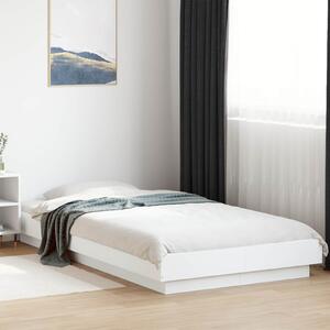 Okvir kreveta za pod Bijela 80 x 210 cm Konstruirano drvo - Bijela / 80 x 210 cm