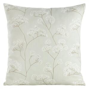 Jastučnica s nježnim uzorkom bijelog cvijeća Šírka: 45 cm | Dĺžka: 45 cm
