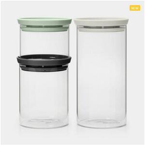 Brabantia food jars (3 pieces)