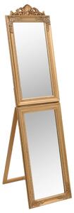 VidaXL Samostojeće ogledalo zlatno 45 x 180 cm
