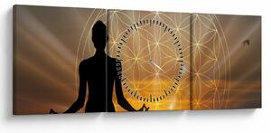 Slika meditacije (sa satom) (90x30 cm)