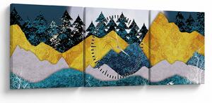 Slika - Polarni krajolik (sa satom) (90x30 cm)