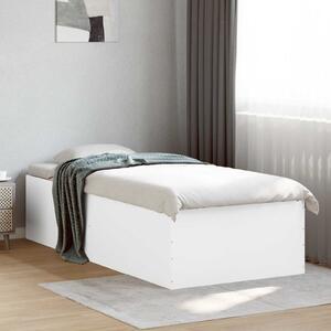 Okvir kreveta za pod Bijela 80 x 200 cm Konstruirano drvo - Bijela / 80 x 200 cm