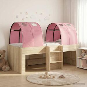 Krevet s Tunnels 4 pcs Sonoma i Pink Konstruirano drvo - Smeđa / 193 x 96,1 x 68,5 cm