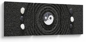 Slika - Yin i Yang (sa satom) (90x30 cm)