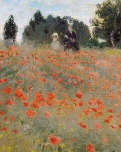 Monet, Claude - Reprodukcija umjetnosti Poppies, (30 x 40 cm)