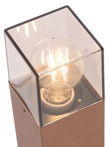 Industrijska stojeća vanjska svjetiljka hrđasto smeđa 50 cm IP44 - Danska