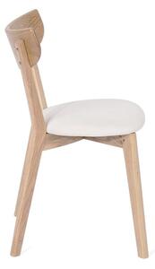 Blagovaonska stolica od hrastovine s bijelim sjedištem Arch - Bonami Selection