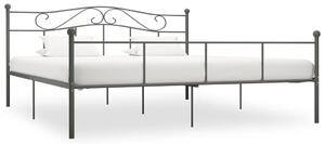 VidaXL Okvir za krevet sivi metalni 180 x 200 cm