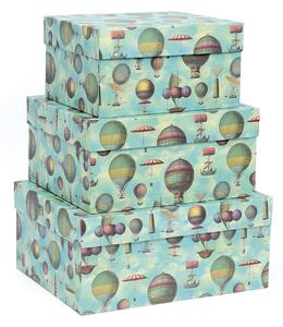 Poklon kutije u setu 3 kom 23x28 cm Air Baloons – Kartos