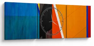 Slika - Geometrija (sa satom) (90x30 cm)