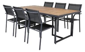 Set stola i stolica Dallas 2916Tekstil, Metal