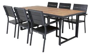 Set stola i stolica Dallas 2923Polydrvo, Metal
