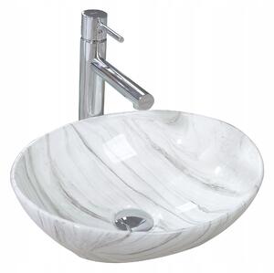 Nadblatni umivaonik Rea Sofia Light Grey
