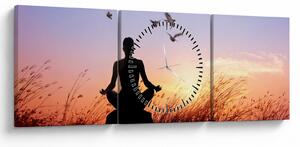 Slika - Meditacija (sa satom) (90x30 cm)