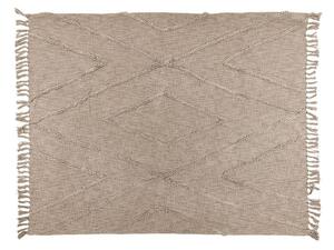 Svijetlosmeđi pamučni prekrivač za bračni krevet 250x260 cm Sahara - Tiseco Home Studio