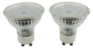 Voltolux Set LED žarulja (GU10, Bez prigušivanja, Topla bijela, 400 lm, 5 W, 2 Kom.)