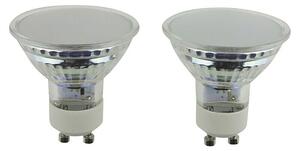 Voltolux Set LED žarulja (GU10, Bez prigušivanja, Topla bijela, 350 lm, 4 W, 2 Kom., Mat)