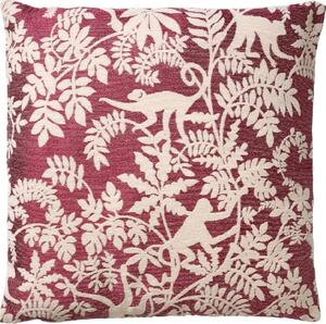 Dekorativna navlaka za jastuk ABU MERLOT 45x45 cm, vinska crvena
