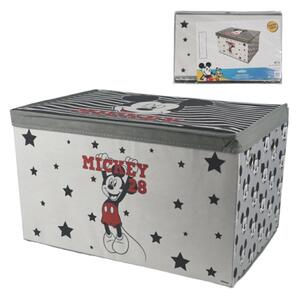 Spremnik za igračke MICKEY MOUSE 55x37 cm sivi