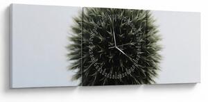 Slika cvjetne kugle (sa satom) (90x30 cm)