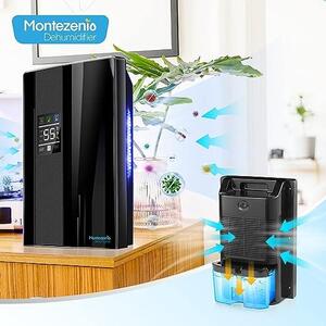 120W odvlaživač i apsorber vlage 2L lcd uv tio2 crni