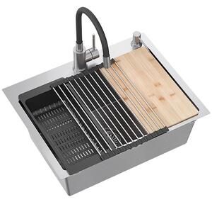 Čelični sudoper LUKE 110 WORKSTATION BRUSH NICKEL