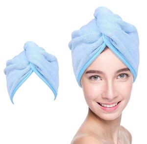 Ručnik za kosu iz mikrovlakana turban 55 cm