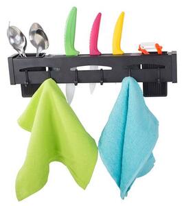Snažan aluminijski zidni držač za noževe i organizatora 40 cm